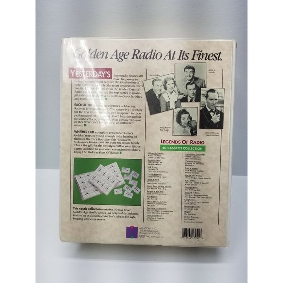 The Golden Years Of Radio 40 Cassette Collector's Edition Legends 1992 MetaCom - Picture 8 of 8